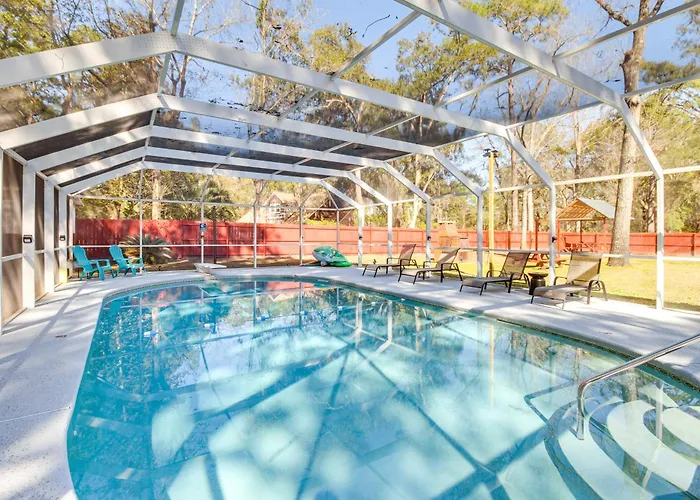 Home 2.5 Mi To Fort Stewart W/ Heated Pool